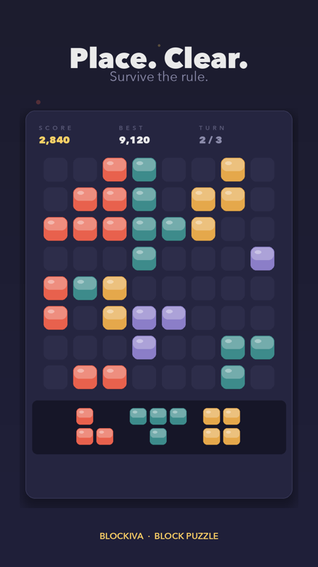 Blockiva block puzzle board