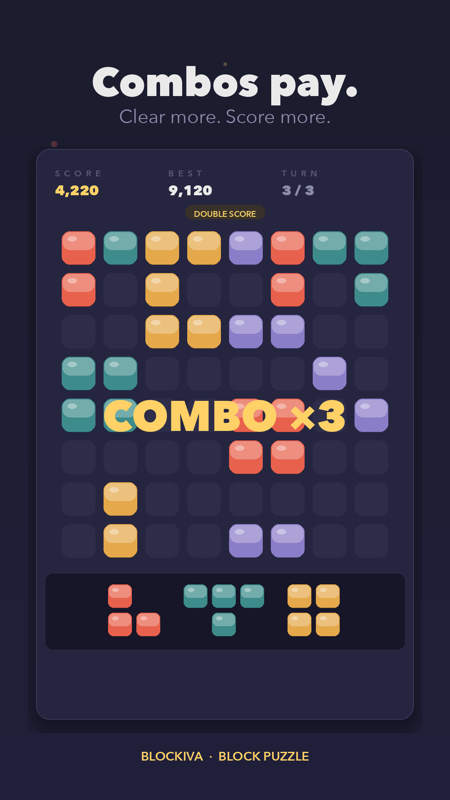 Blockiva combo scoring