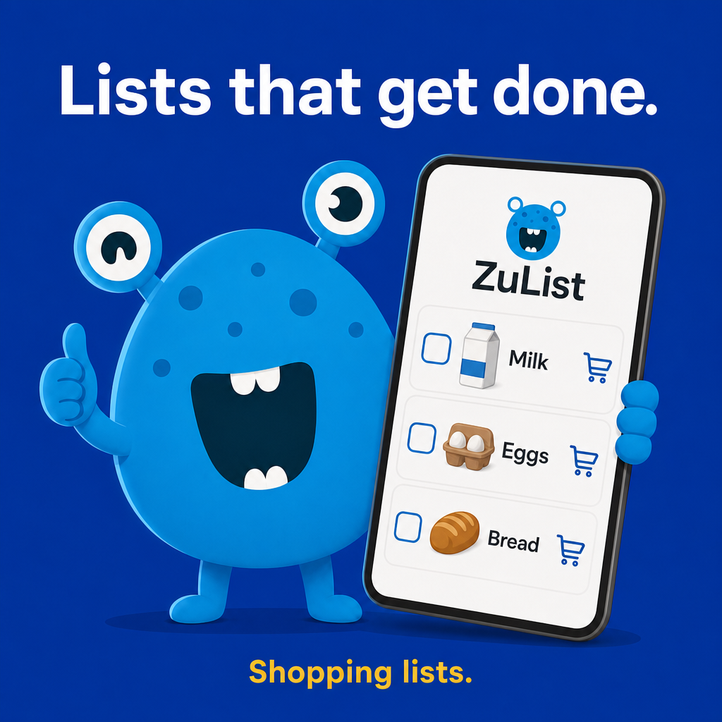 ZuList - Manage & Share Lists